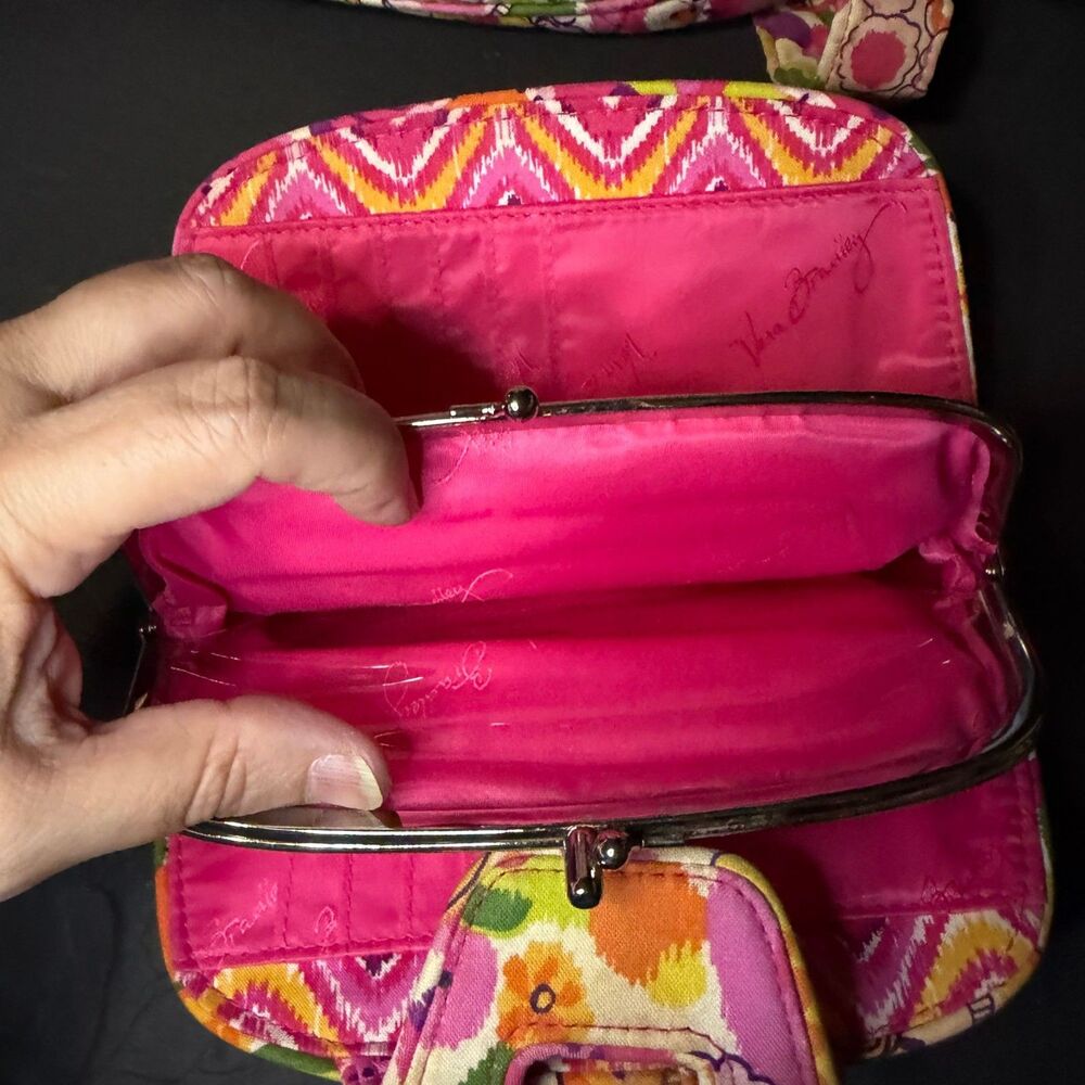 Vera Bradley Clementine Crossbody Bag & Matching Wallet Set